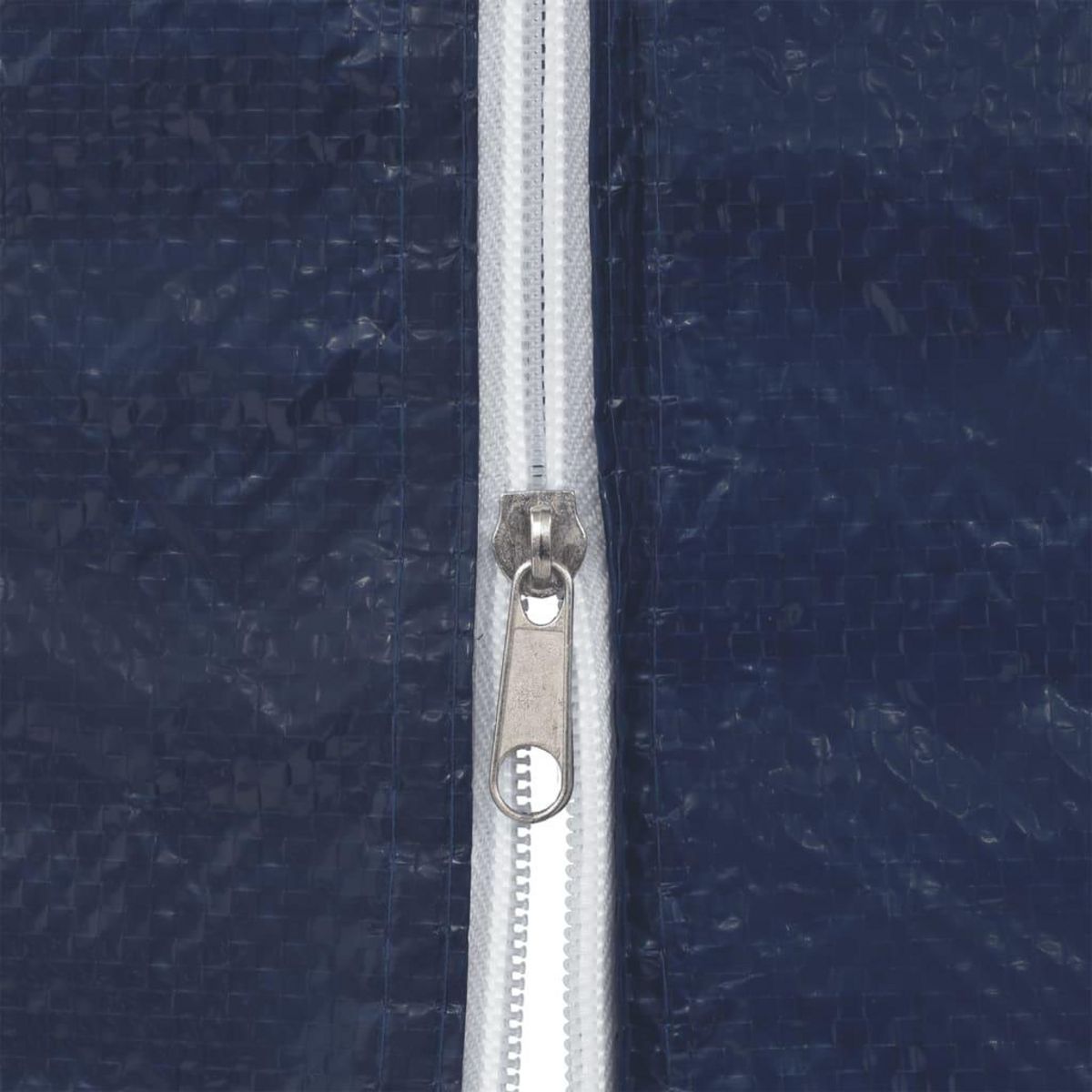 VIDAXL Paroi de tente de reception 2pcs avec fermeture eclair PE Bleu