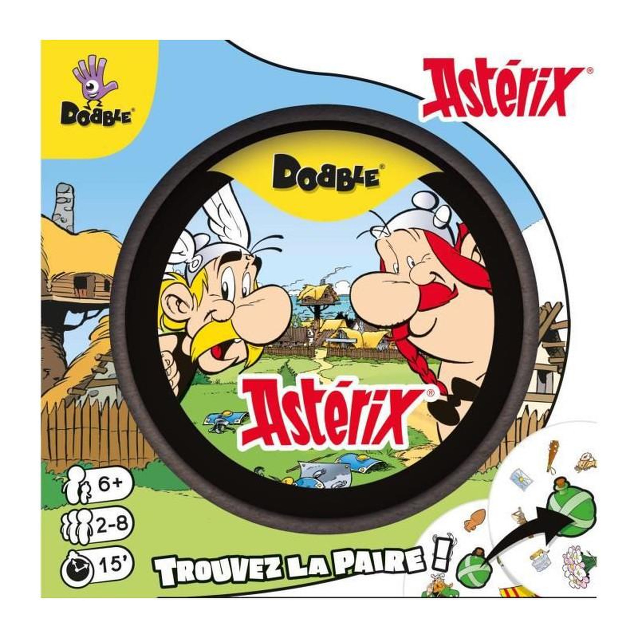 Asmodee Dobble Asterix|Zygomatic - Jeu de société - 5 variantes de jeu - 6 ans et plus