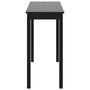 VIDAXL Table de bar MDF noir 115x55x107 cm