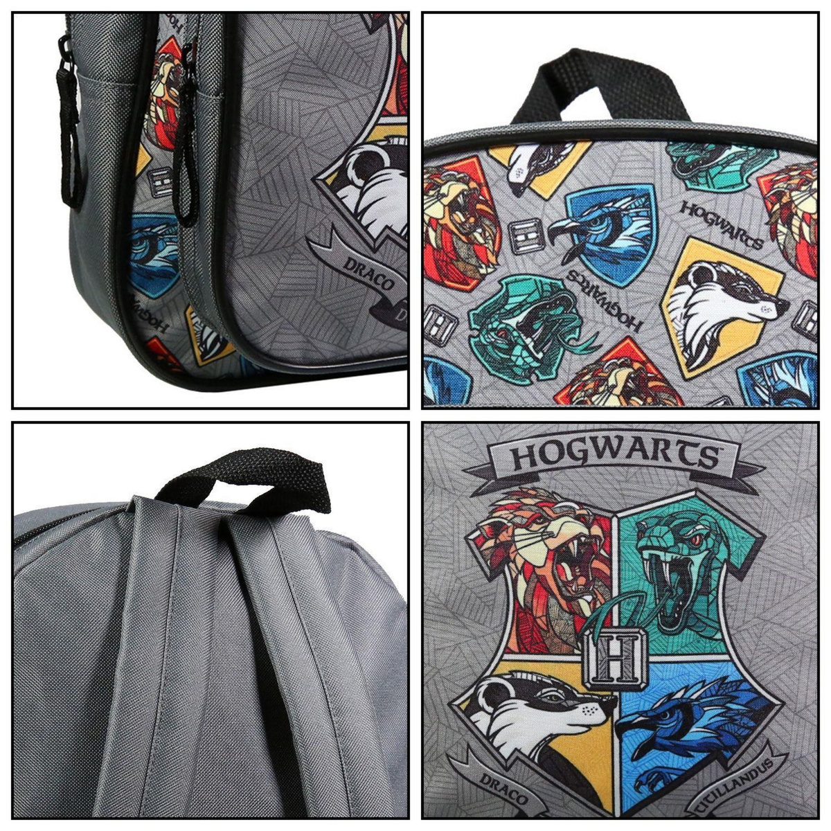 Bagtrotter BAGTROTTER Sac à dos 31 cm avec poche maternelle Harry Potter Gris