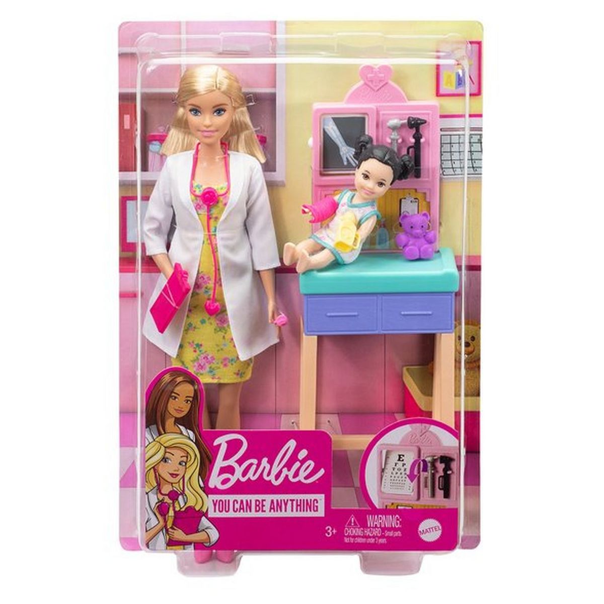 BARBIE Poupée Barbie Docteure