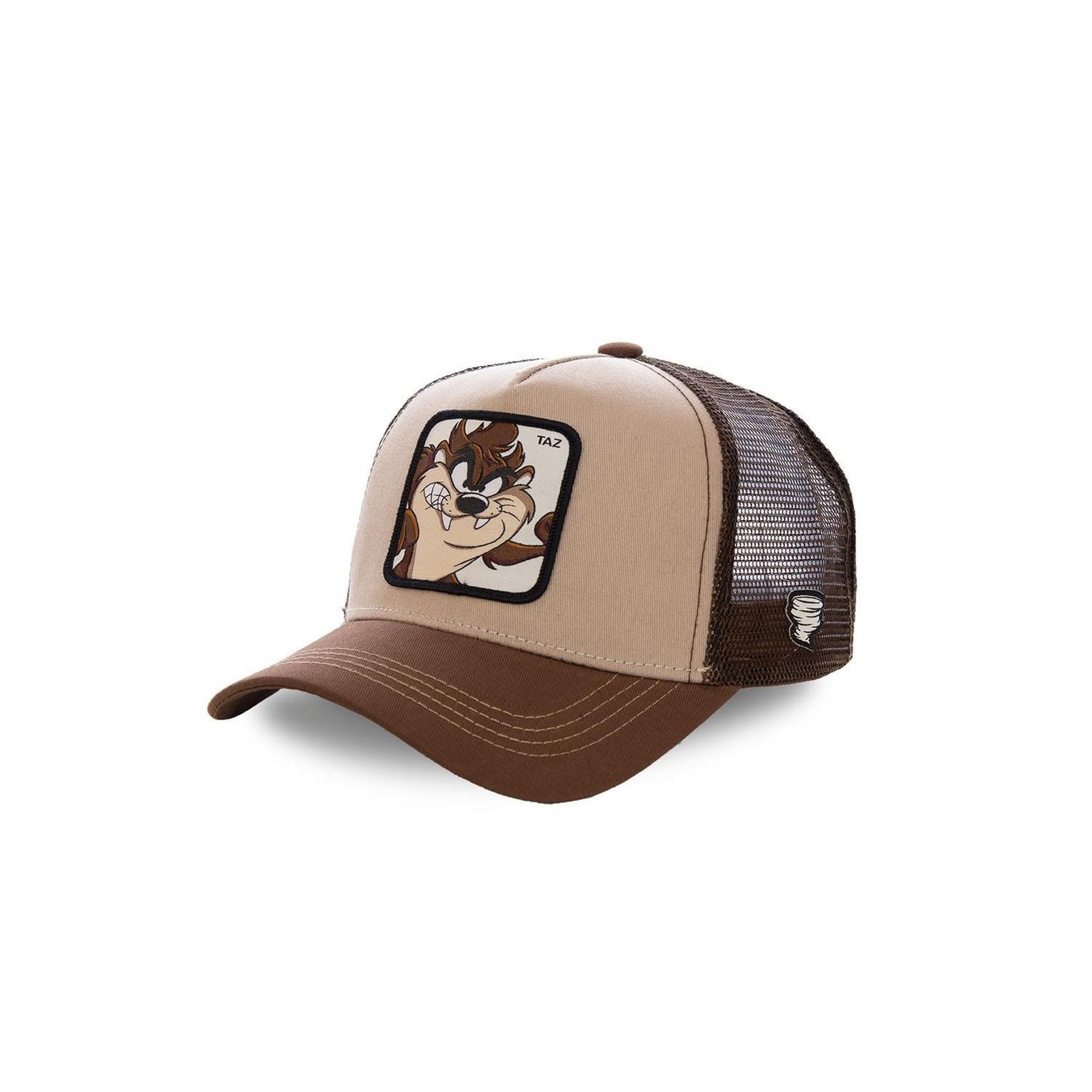 CAPSLAB Casquette Capslab Looney Tunes Taz Marron. Coloris disponibles : Marron