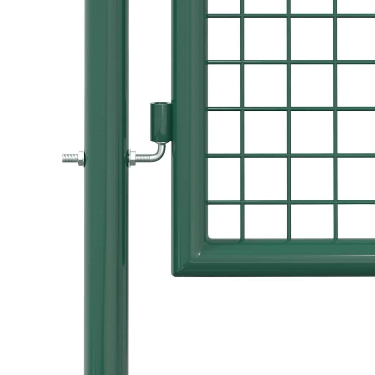 VIDAXL Portail de cloture acier 100x200 cm vert