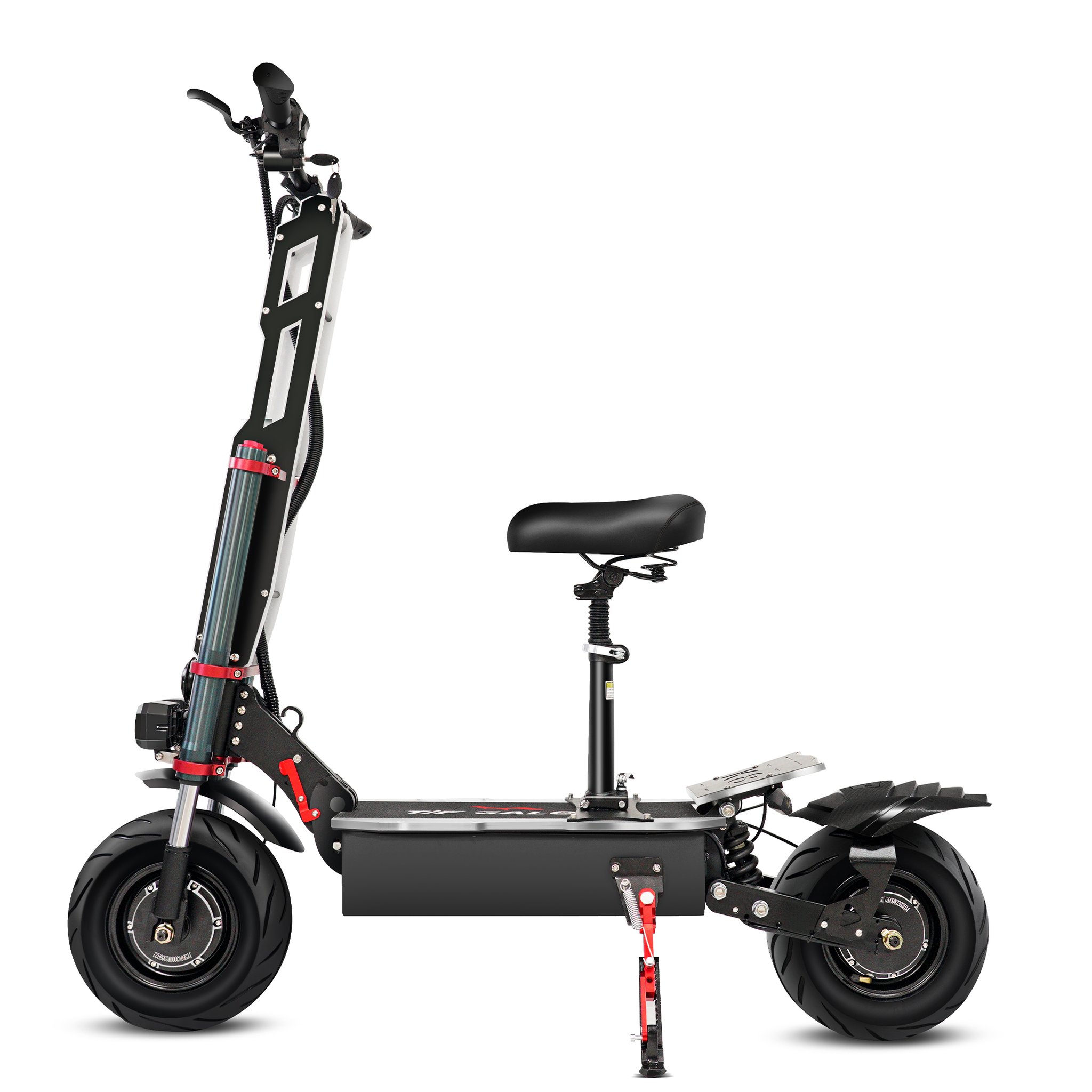 TIFGALOP Trottinette électrique TIFGALOP K8, double moteur, 6000 W, 60 V, 36 Ah, double suspension, charge maximale 250 kg