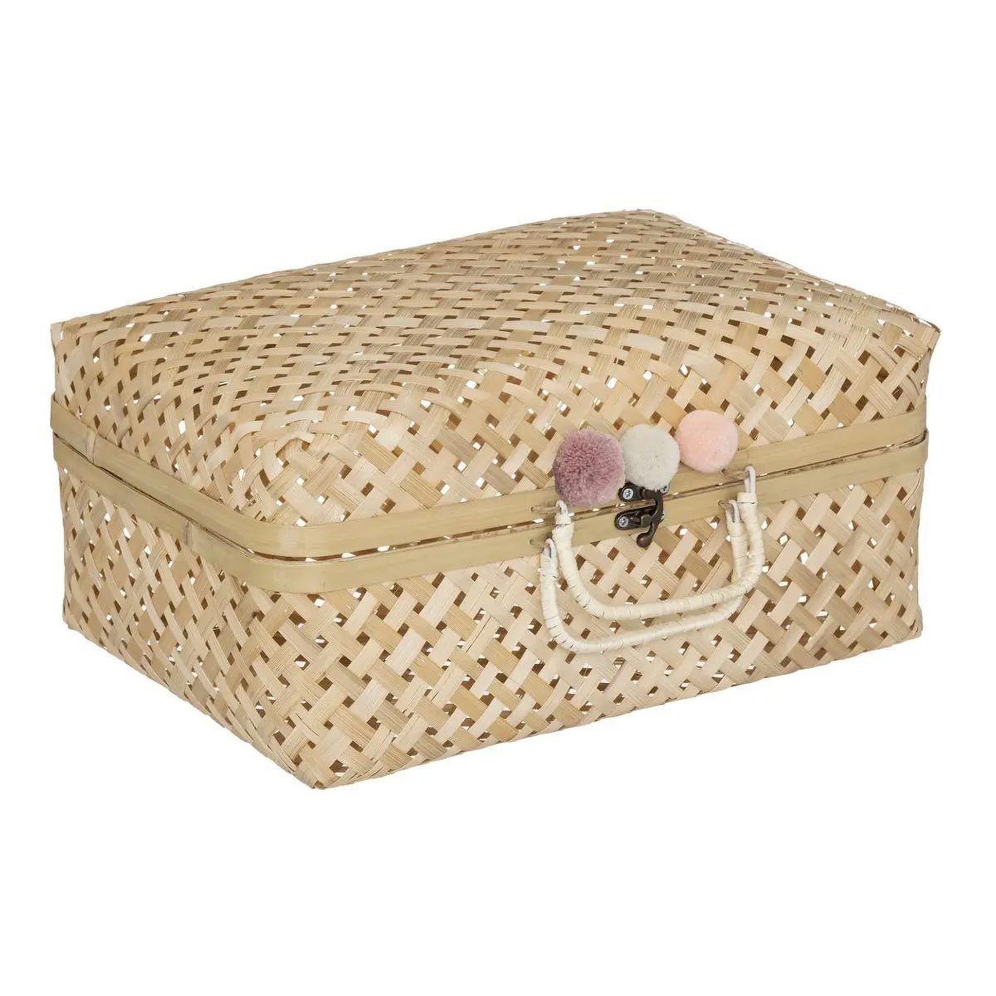 Voir la diapositive 2 : Atmosphera Kids Lot de 2 Valises Déco  Campagne  38cm Beige