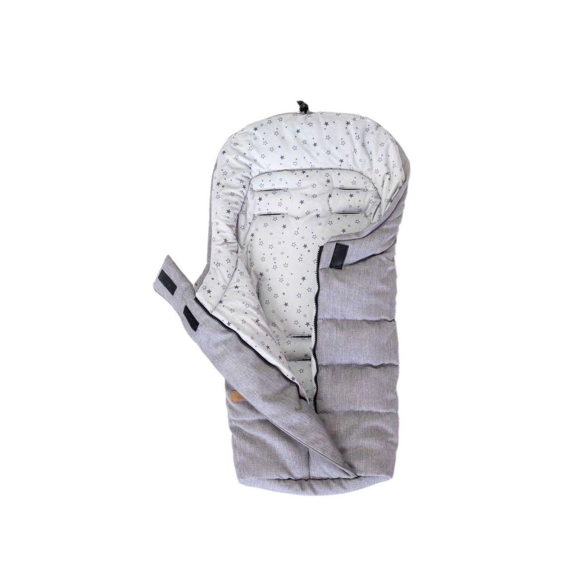 Domiva Chancelière 75 cm Microdoux Outdoor étoiles grises