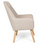 Voir la diapositive 3 : Paris Prix Fauteuil Scandinave  Watson  101cm Beige
