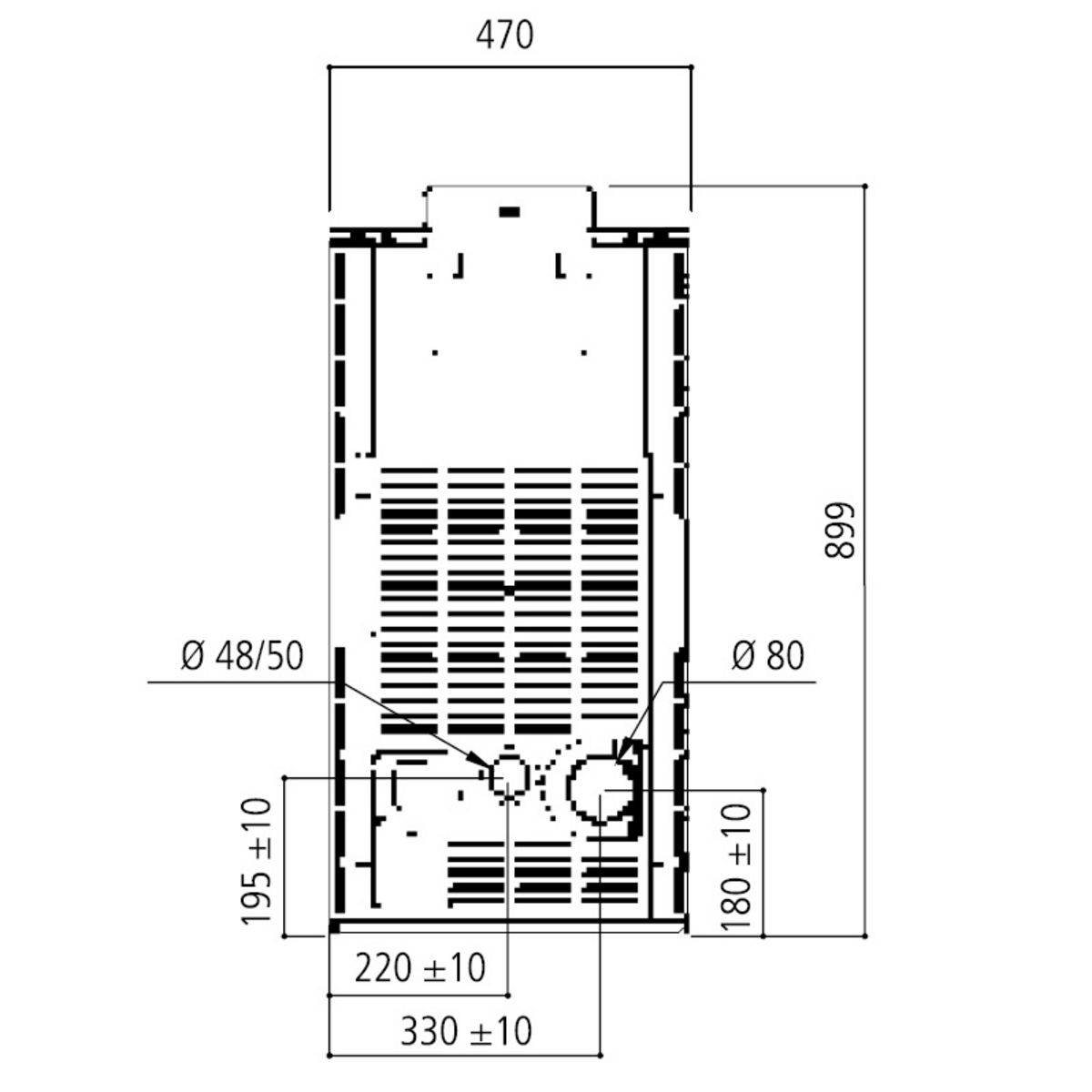 Poêle à granulés Eurostove 74 S-line - 7.4kW