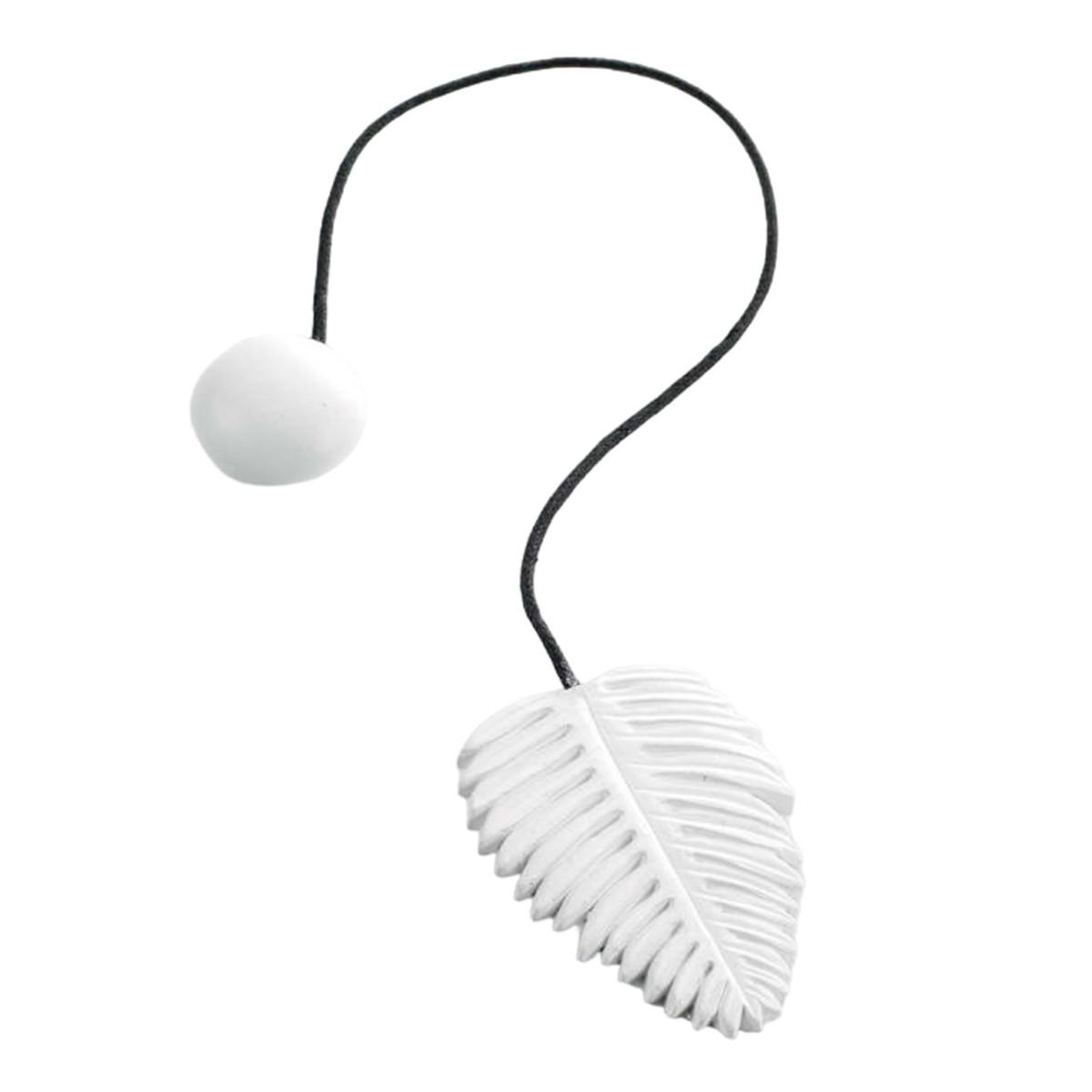 Douceur d'Intérieur Embrasse de rideau aimantée  zafara  33cm blanc