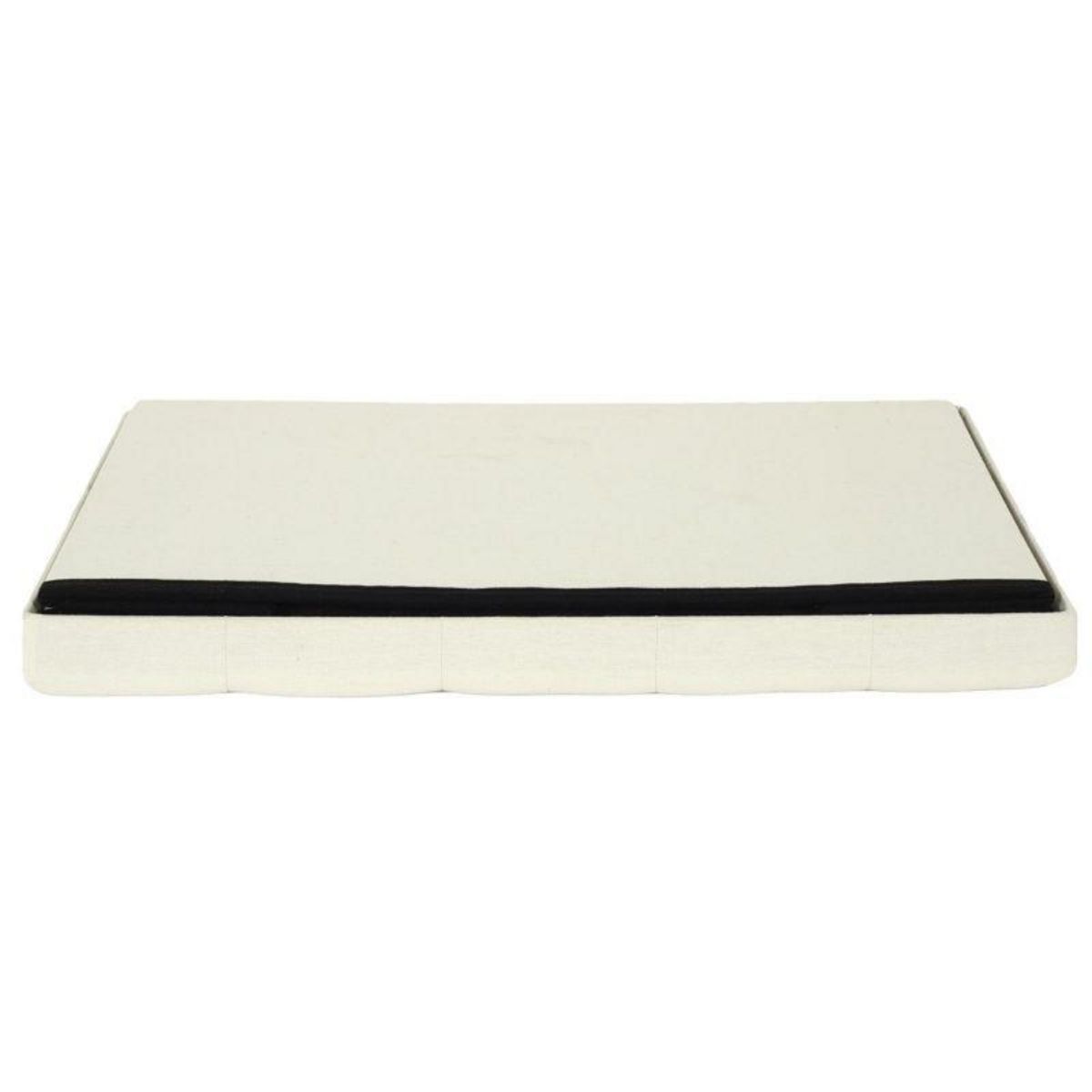 Paris Prix Banc Pliable & Coffre  Eleonor  76cm Beige