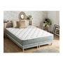 Voir la diapositive 2 : Ensemble matelas 891 Ressorts 7 zones Face hiver/été 180x200 cm + 2 sommiers 90x200 cm vert Céladon HYGGE