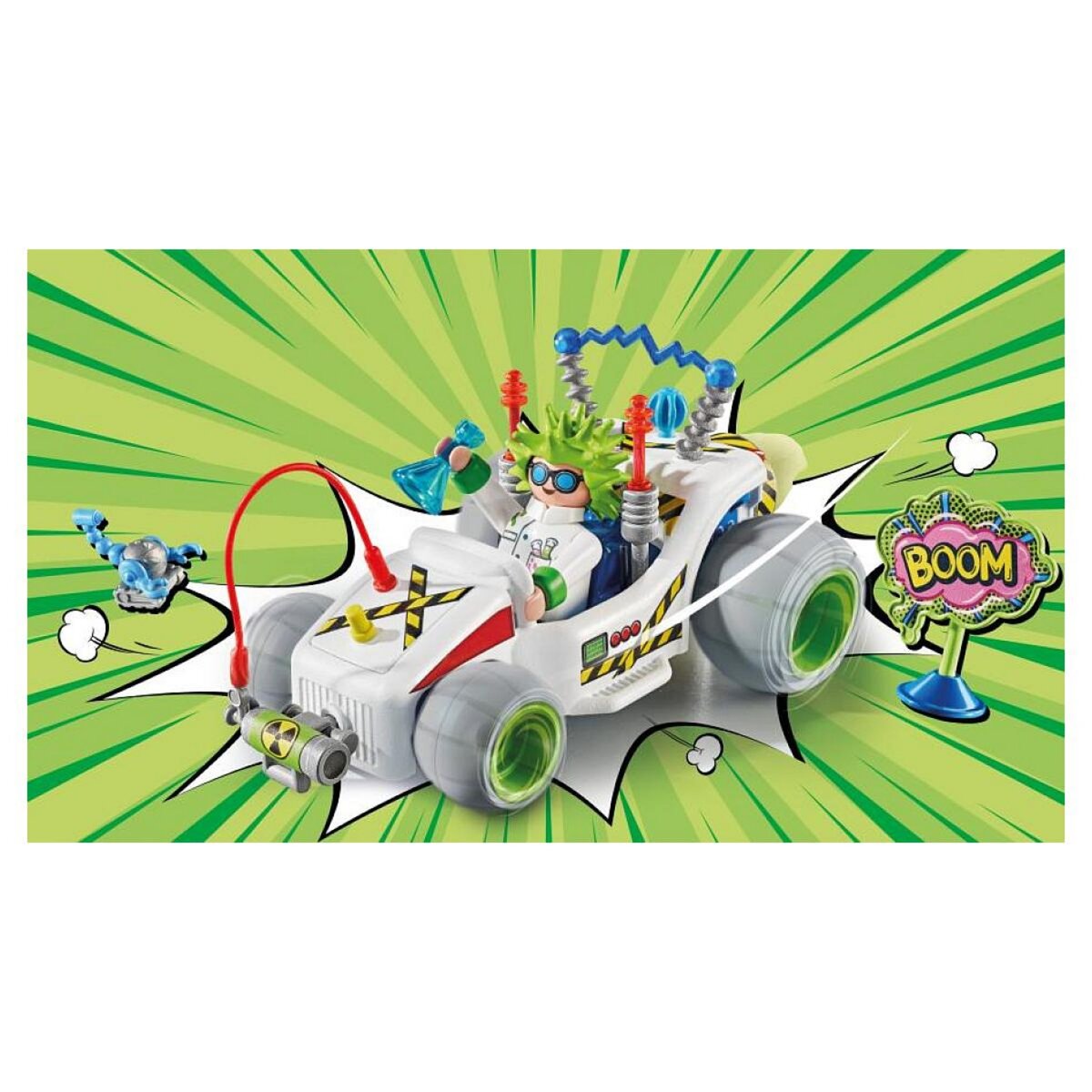 PLAYMOBIL 71633 Funstars Chercheur et kart