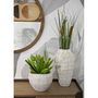 Voir la diapositive 5 : Paris Prix Vase Déco en Résine  Stiky  44cm Or & Blanc
