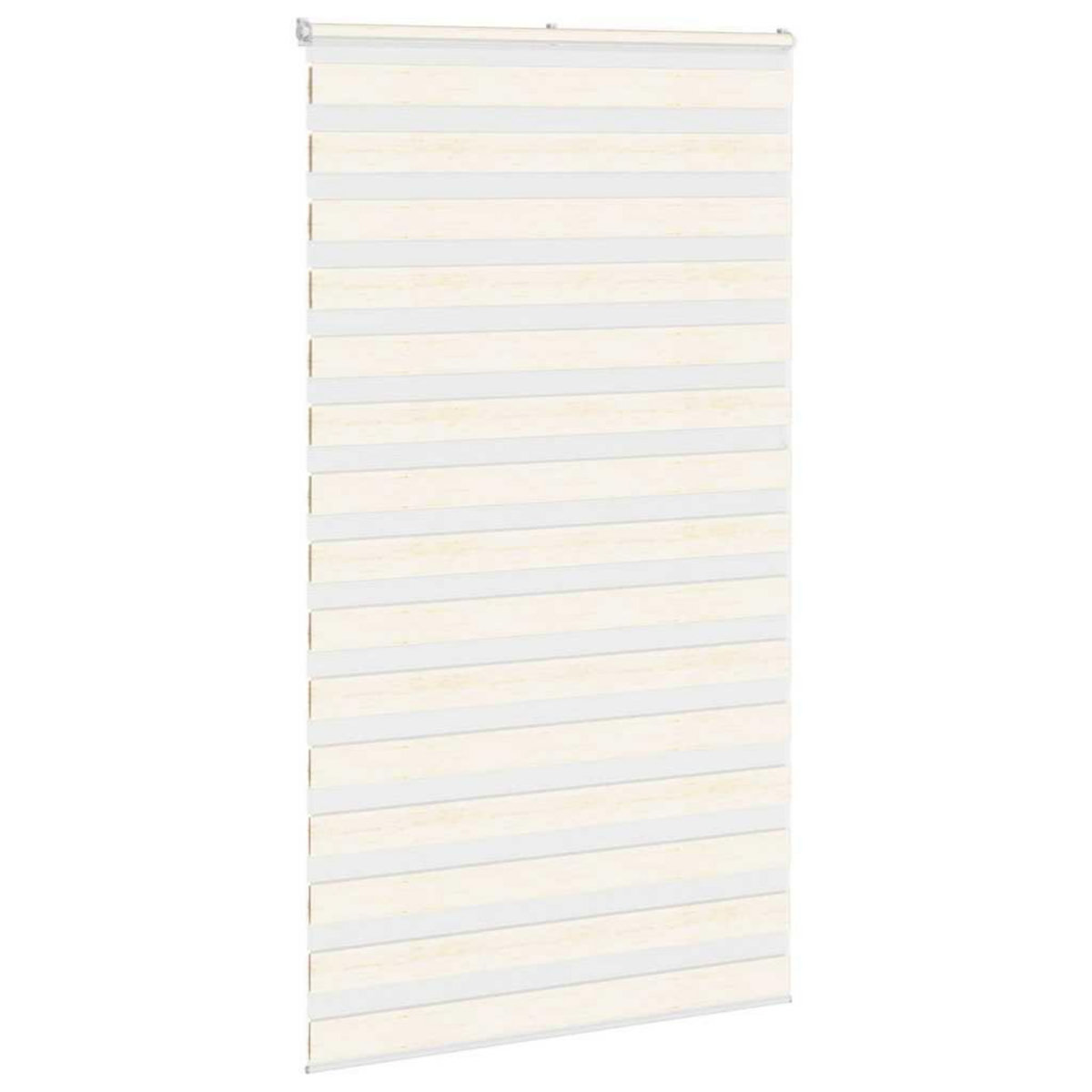 VIDAXL Store zebre beige marbre largeur du tissu 125,9 cm polyester