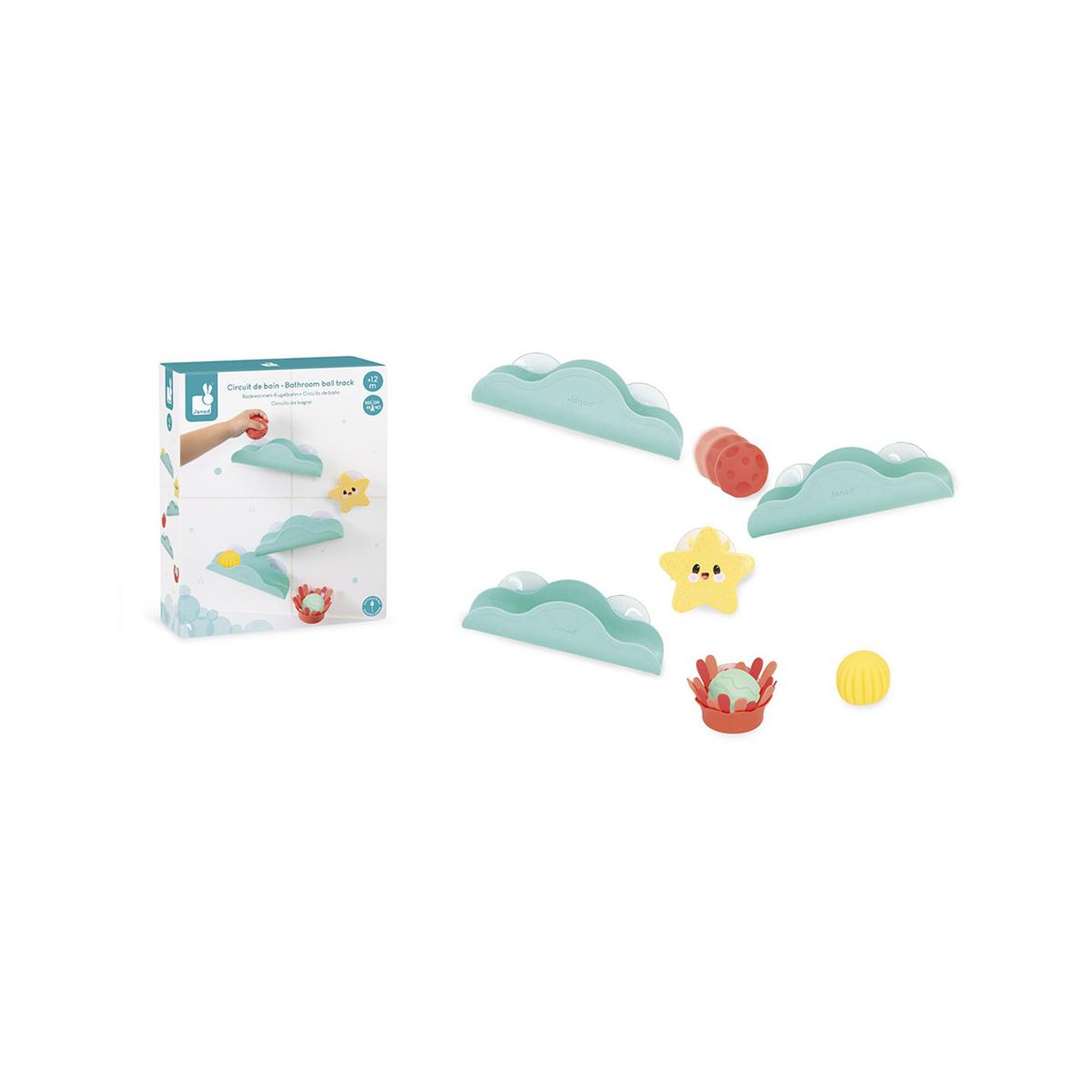 Voir la diapositive 3 : Juratoys-Janod Circuit de bain marin a ventouses