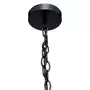  Lampe Suspension Perles  Goya  53cm Noir