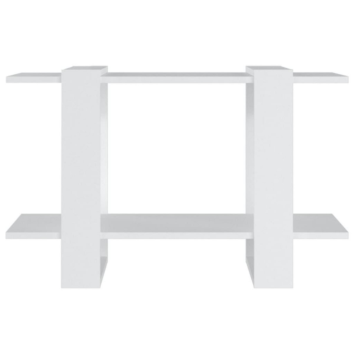 VIDAXL Bibliotheque/Separateur de piece Blanc 80x30x51 cm