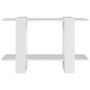 Voir la diapositive 5 : VIDAXL Bibliotheque/Separateur de piece Blanc 80x30x51 cm