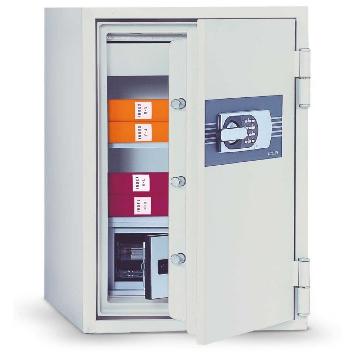 TECHNOMAX Coffre fort à code électronique - Technofire Combi 55L + caisson intérieur 7L