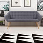 Voir la diapositive 5 : Paris Prix Canapé Scandinave 3 Places  Laos  173cm Gris