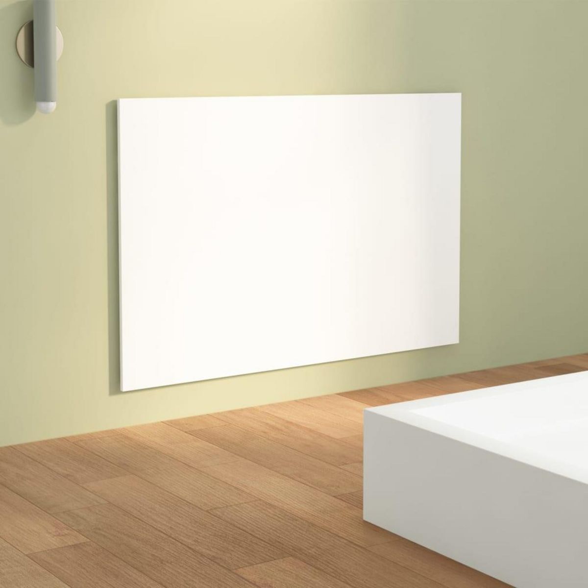VIDAXL Tete de lit Blanc 120x1,5x80 cm Bois d'ingenierie
