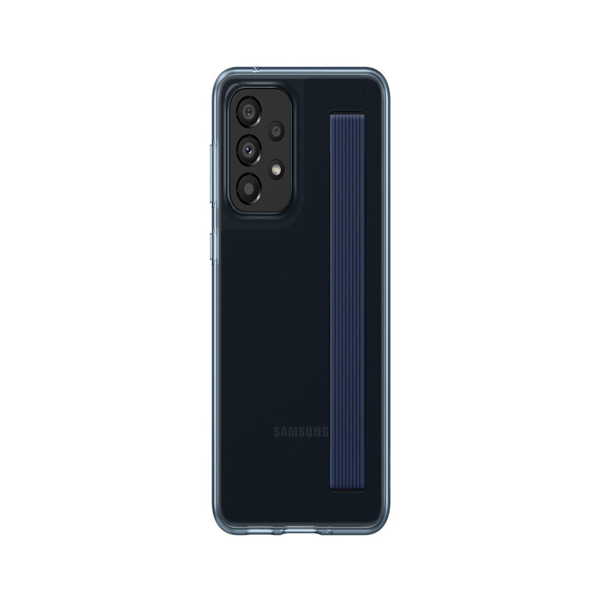 Samsung Coque A33 transparent avec Laniere noir