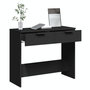 Voir la diapositive 5 : VIDAXL Table console noir 90x36x75 cm bois d ingénierie