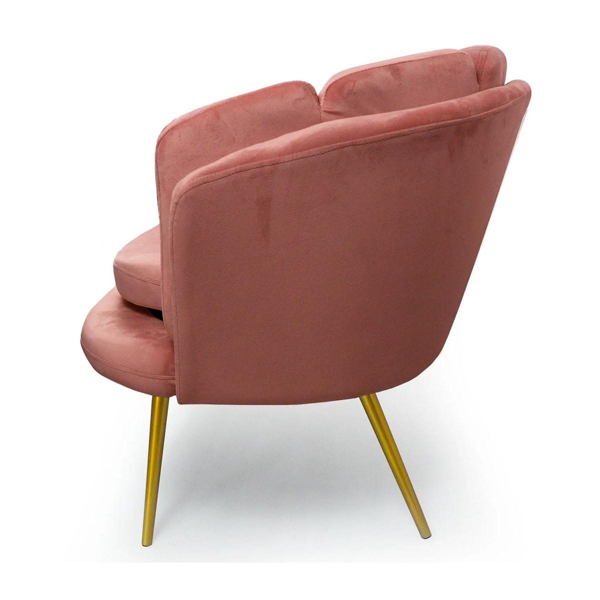 Voir la diapositive 3 : Paris Prix Canapé 2 places en velours  dabren  138cm rose