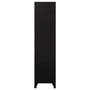 Voir la diapositive 3 : VIDAXL Armoire a casiers Noir 90x45x180 cm Acier