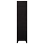 Voir la diapositive 3 : VIDAXL Armoire a casiers Noir 90x45x180 cm Acier