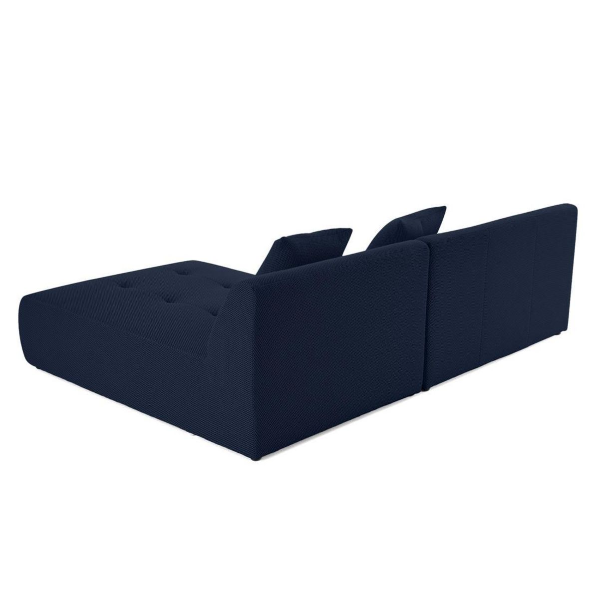 LISA DESIGN Onyx - canapé modulable d'angle réversible 4 places - en tissu mailles 3d