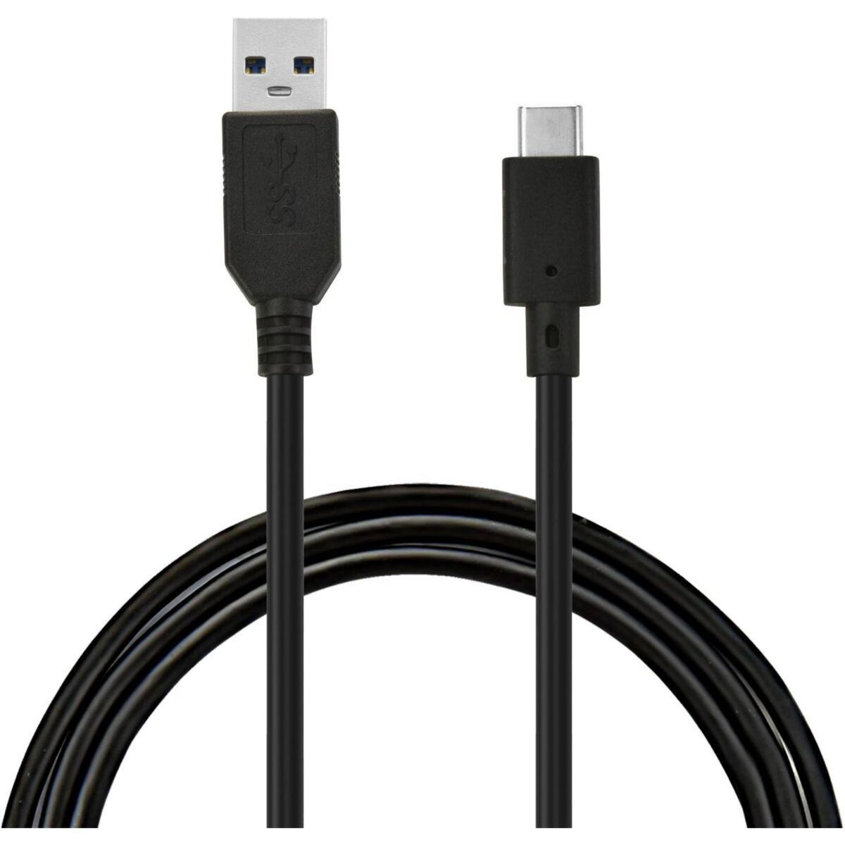 ESSENTIEL B Câble USB C vers USB noir 2m pas cher 