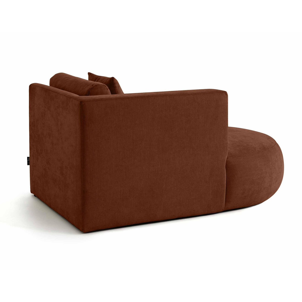 LISA DESIGN Santorini - module d'assise méridienne gauche - en tissu texturé