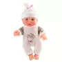 Beau Baby doll with hat, 23cm 02157A