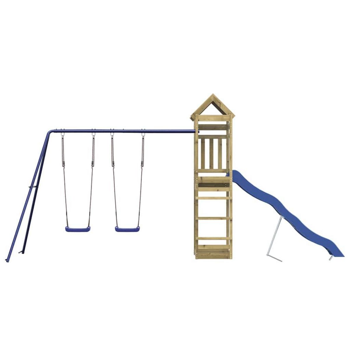 VIDAXL Aire de jeux d'exterieur bois de pin impregne