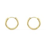 L'ATELIER D'AZUR Boucles d'Oreilles Créoles Or 18 Carats 750/000 Jaune