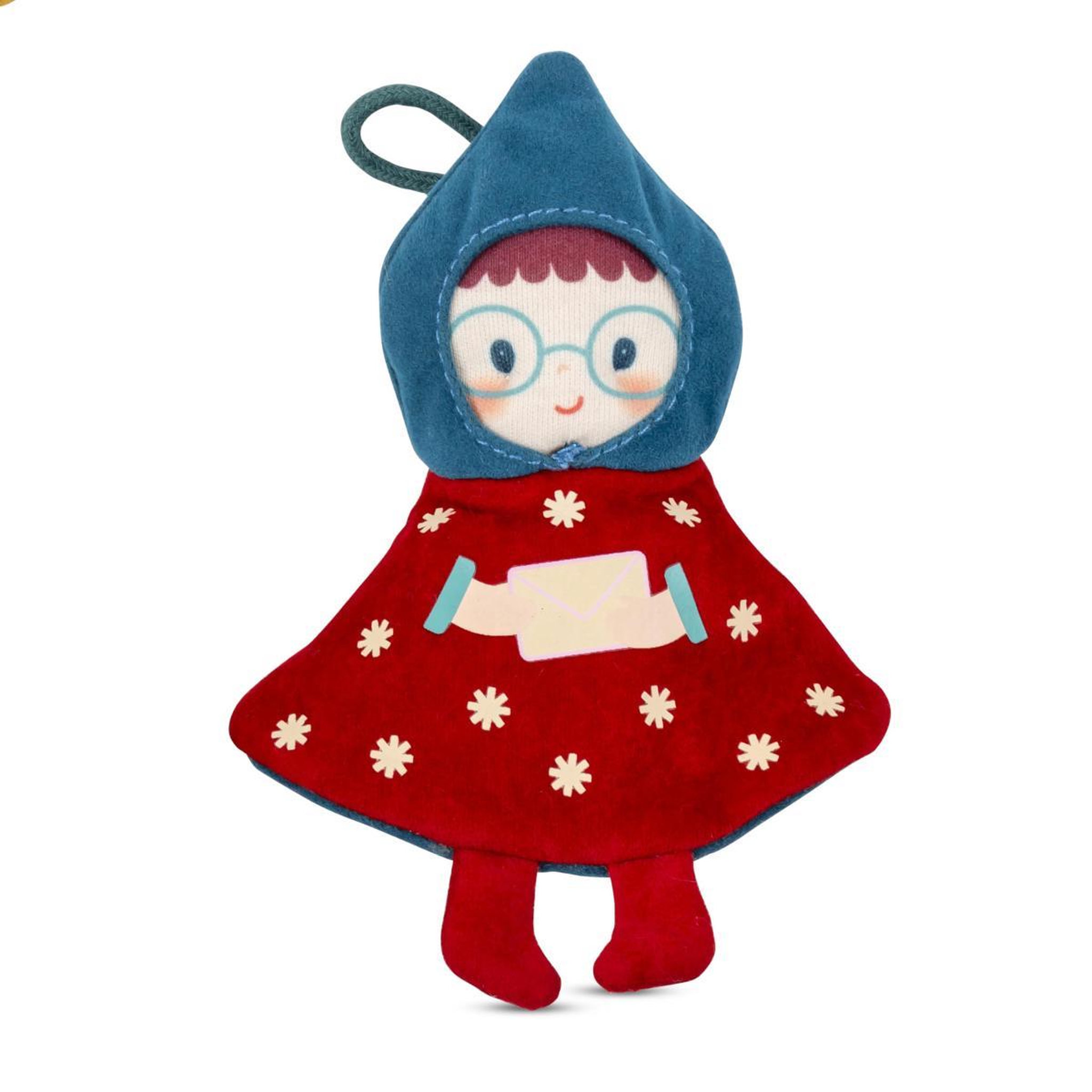 LILLIPUTIENS Lutin de Noel - Sapin Reversible - Rouge et Vert - 15 cm
