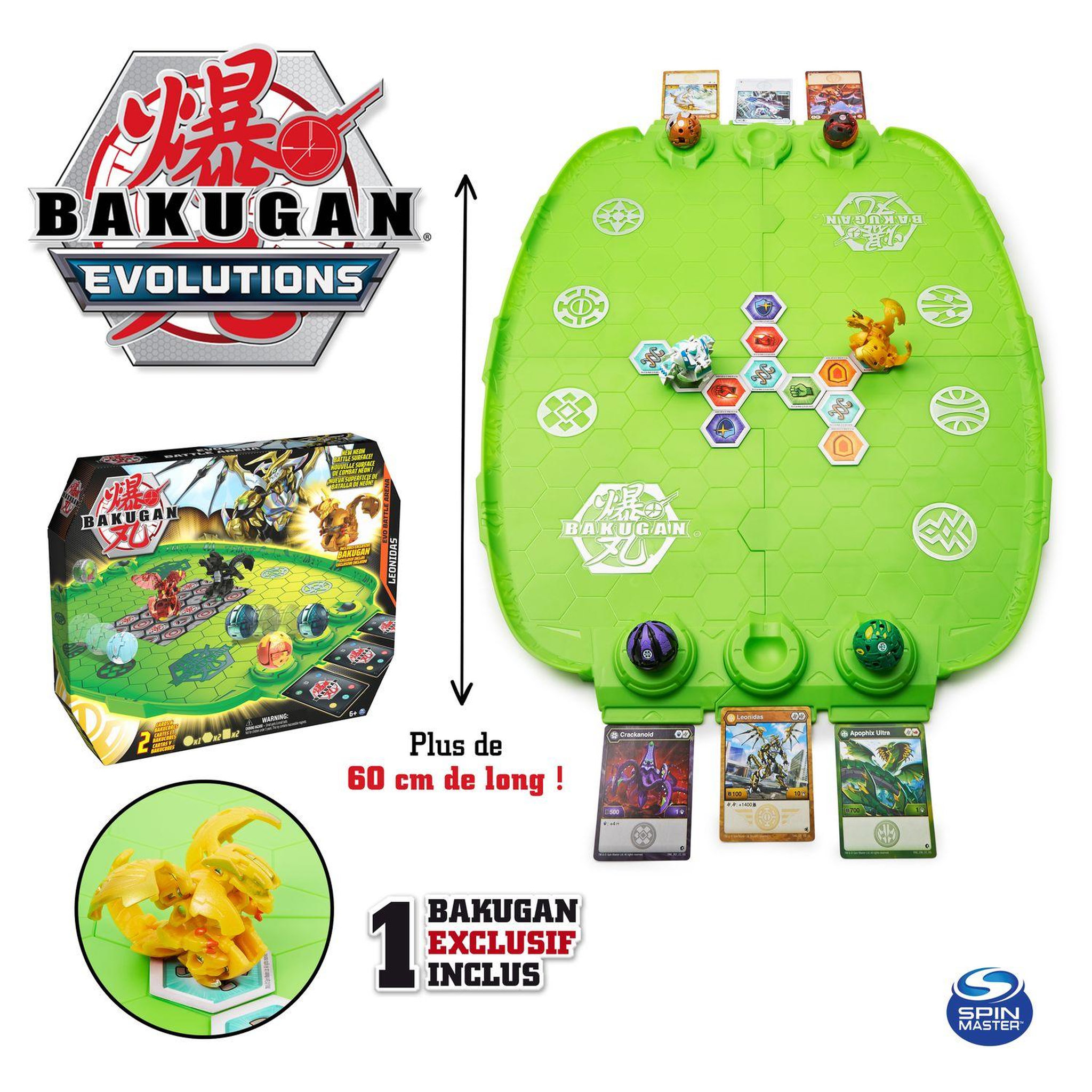 Voir la diapositive 3 : SPIN MASTER Arène de combat Evo Battle Saison 4 - Bakugan