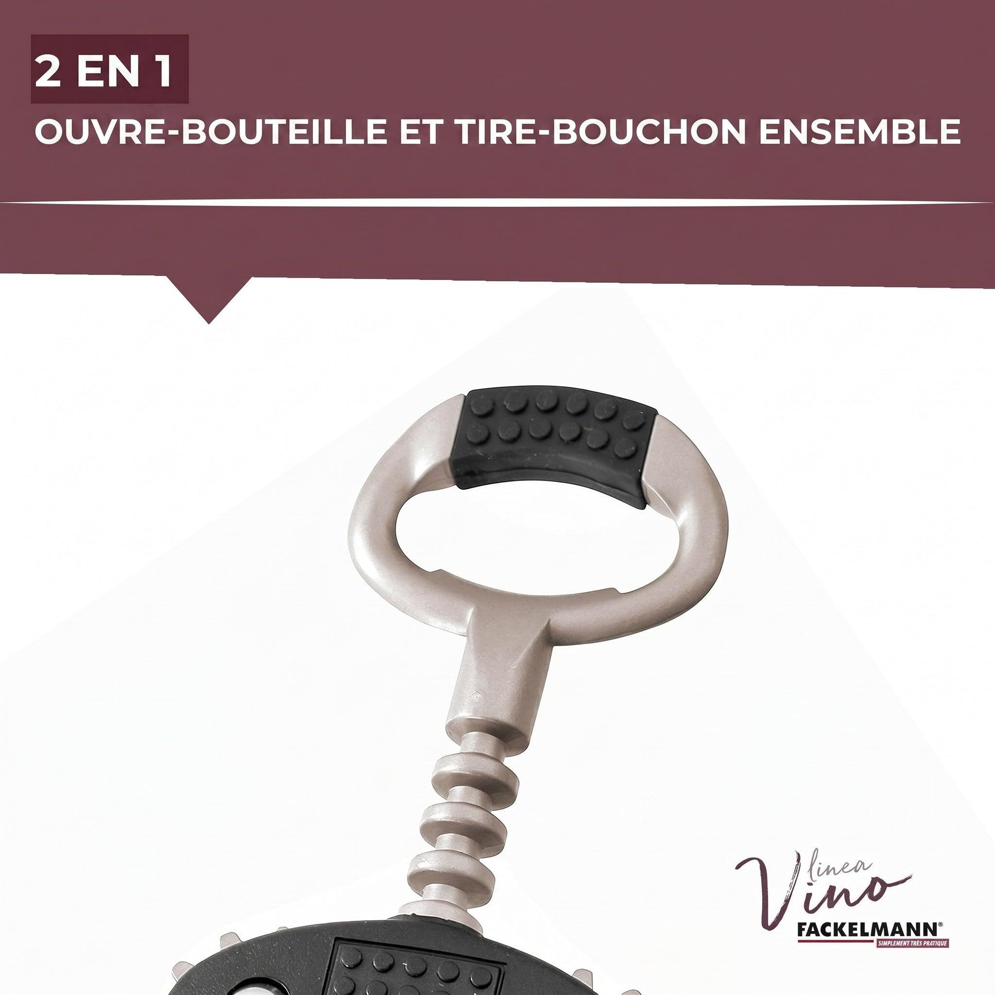 Voir la diapositive 5 : Fackelmann Tire-bouchon à levier décapsuleur 17 cm fackelmann bar concept