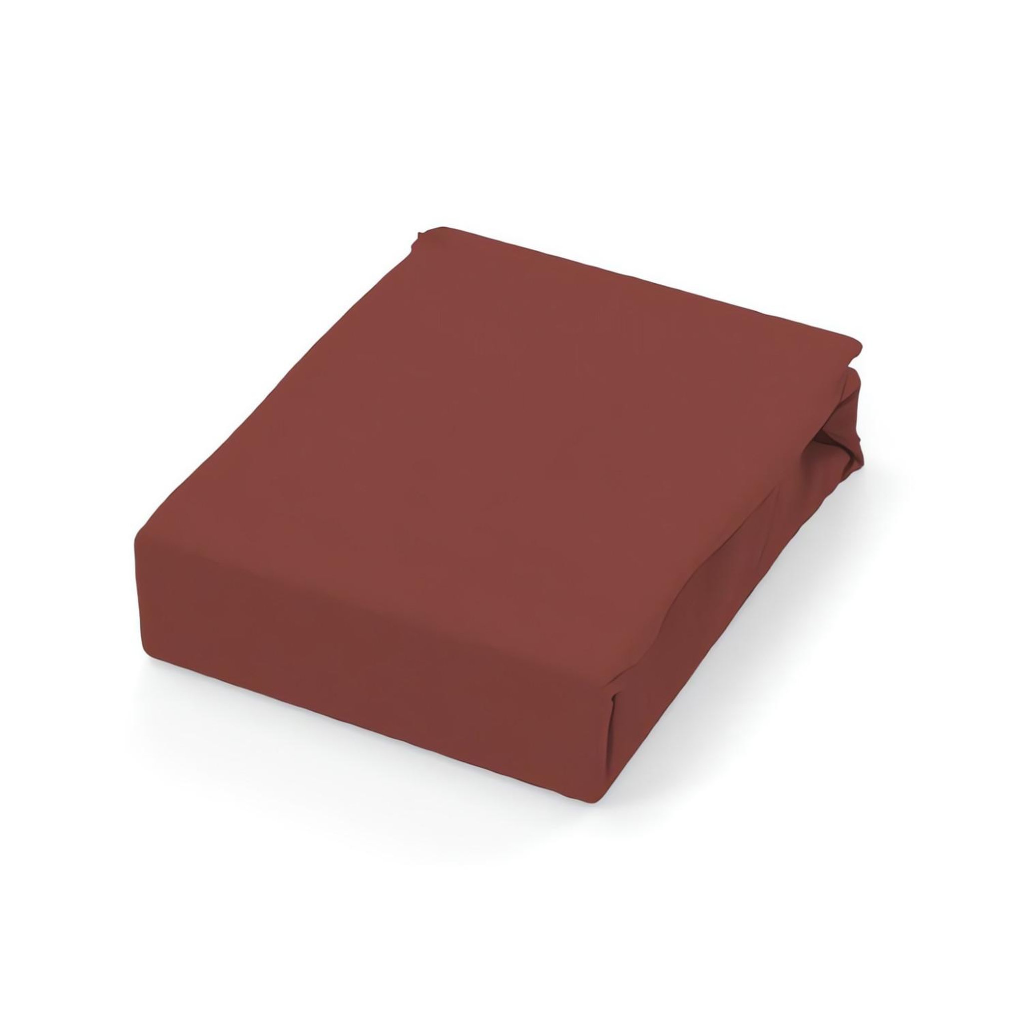 Voir la diapositive 2 : SOLEIL D'OCRE Drap plat en coton 57 fils uni, par soleil d'ocre