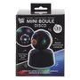Voir la diapositive 2 : Paris Prix Mini Boule Disco Led  Rotative  11cm Noir