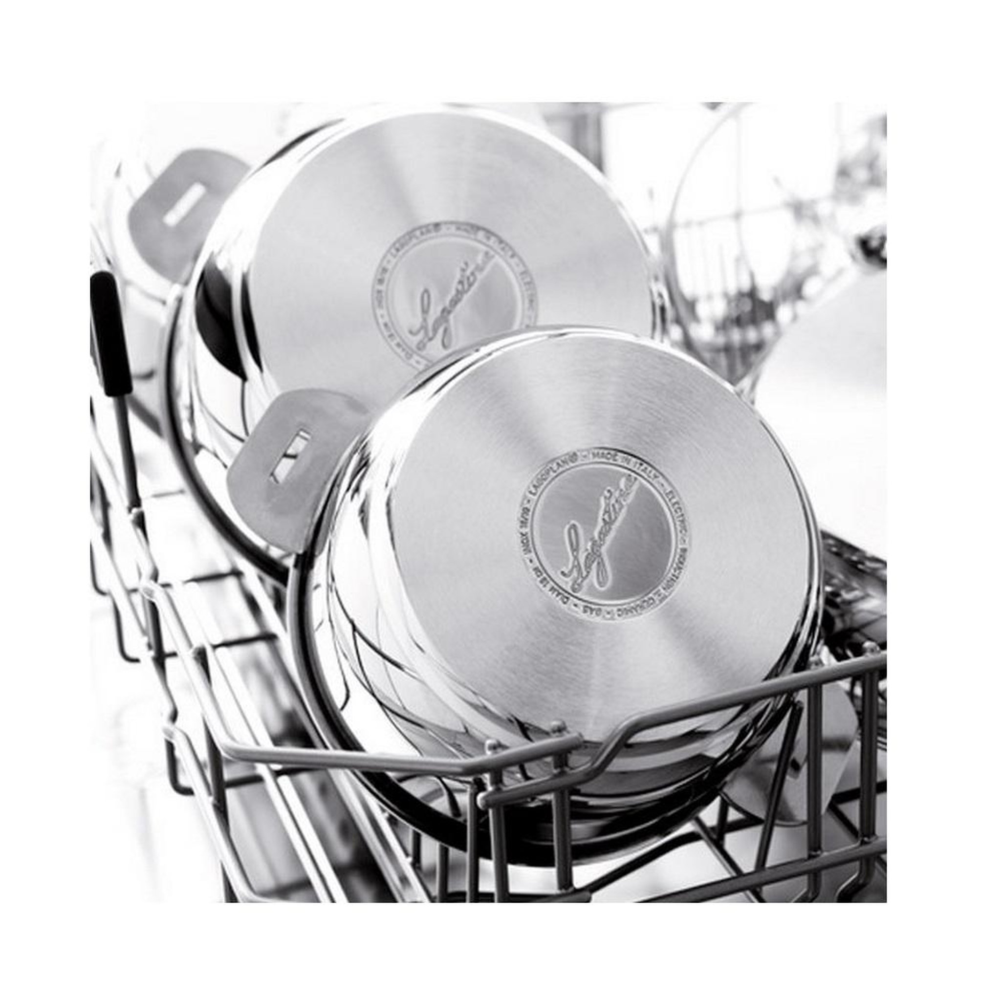 Voir la diapositive 3 : Lagostina Marmite inox 26 cm + couvercle - 12138020526
