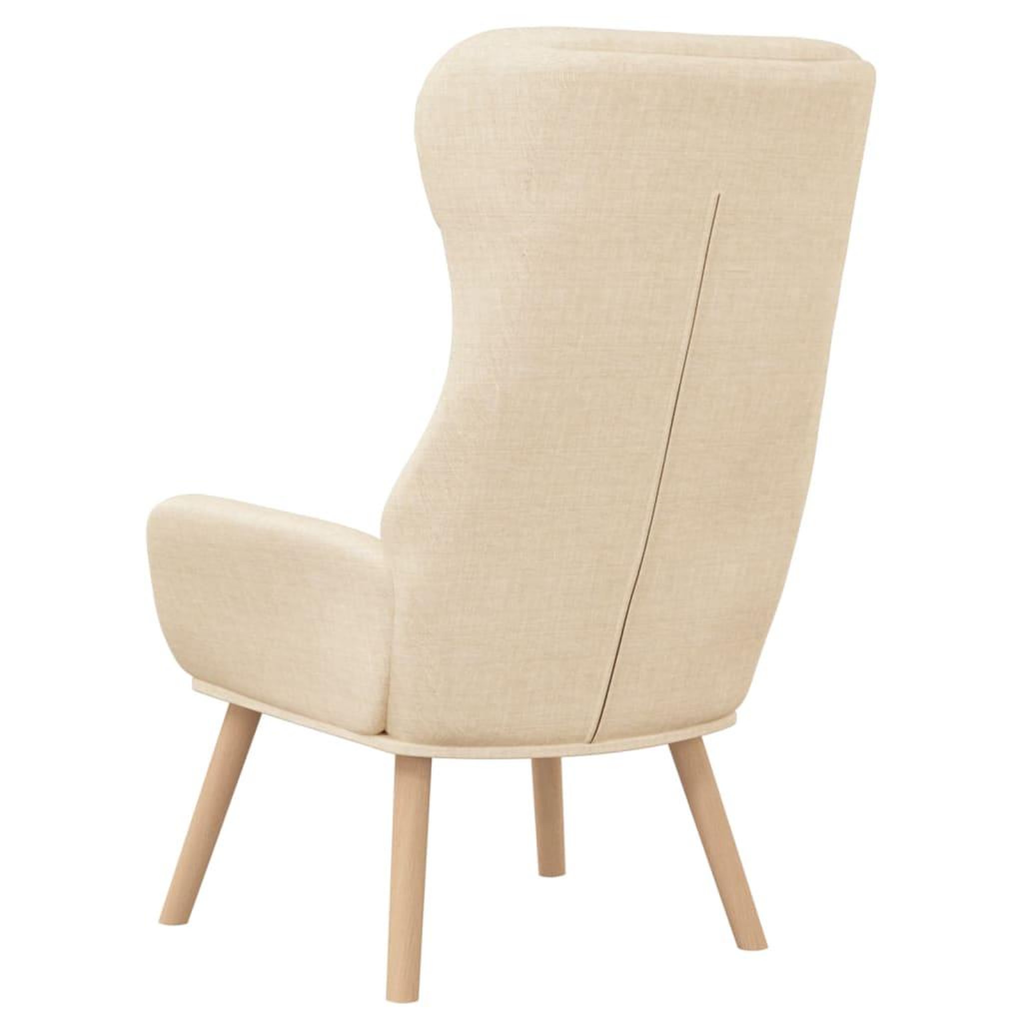Voir la diapositive 5 : VIDAXL Chaise de relaxation Creme Tissu
