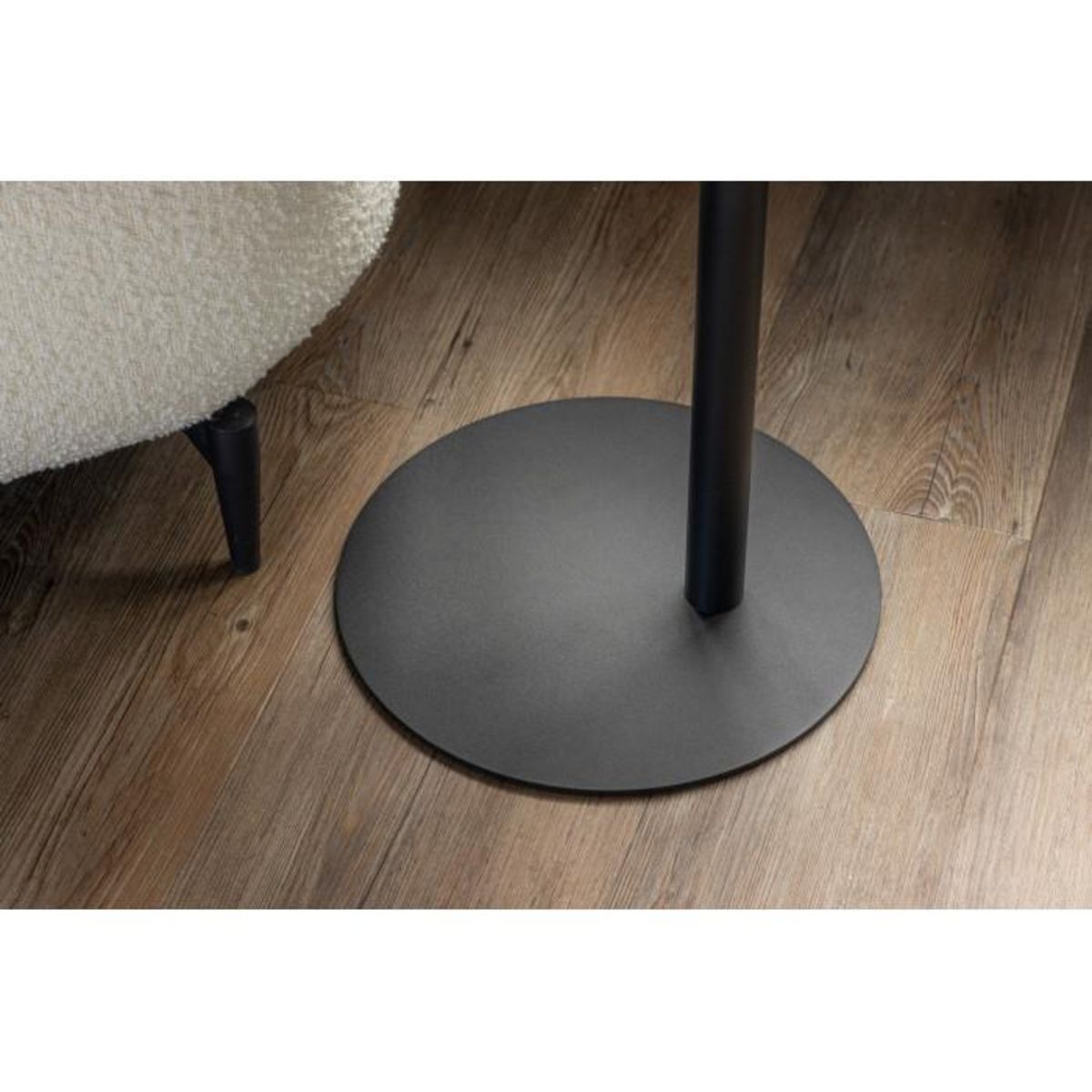 Paris Prix Table d'Appoint Design  San Jose  50cm Noir