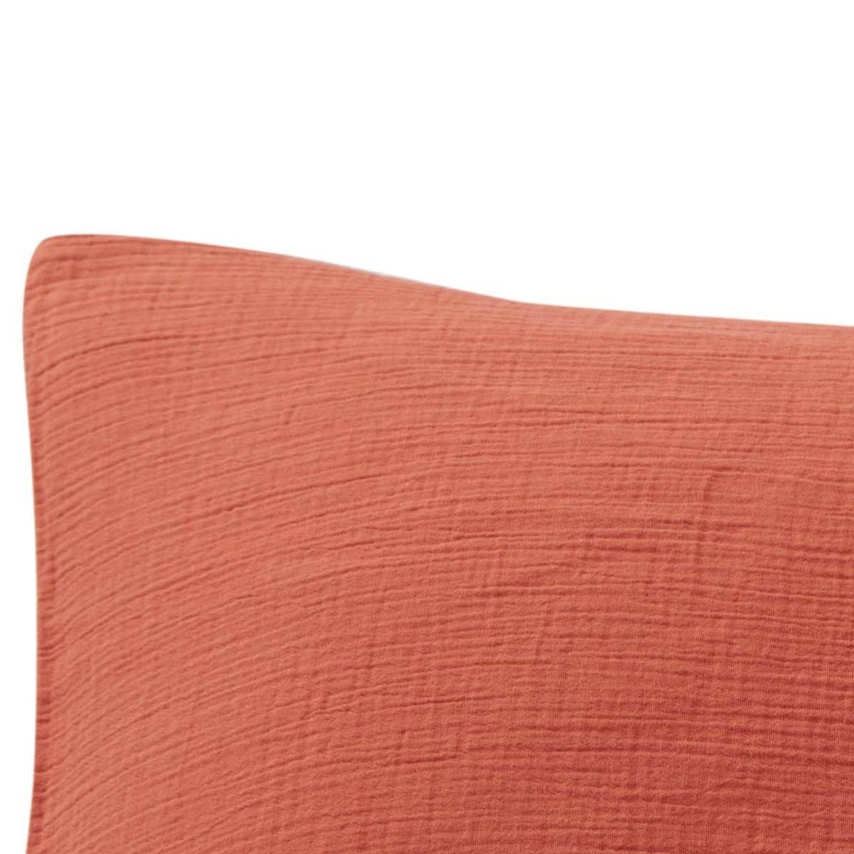 Sensei Maison Lot de 2 taies d'oreiller en gaze de coton LOFT