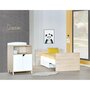Voir la diapositive 5 : BABY PRICE  Lit bébé combiné 120x60 évolutif en 90x190cm SCANDI,  coloris naturel  