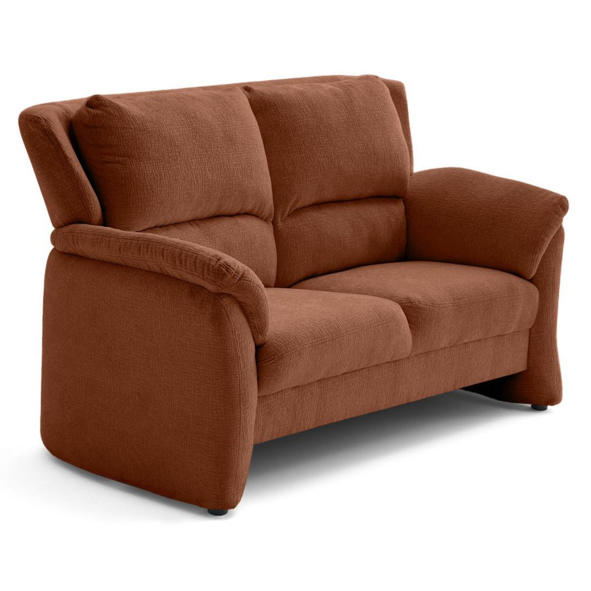 LISA DESIGN Bastille - canapé droit 2 places en tissu velours relief