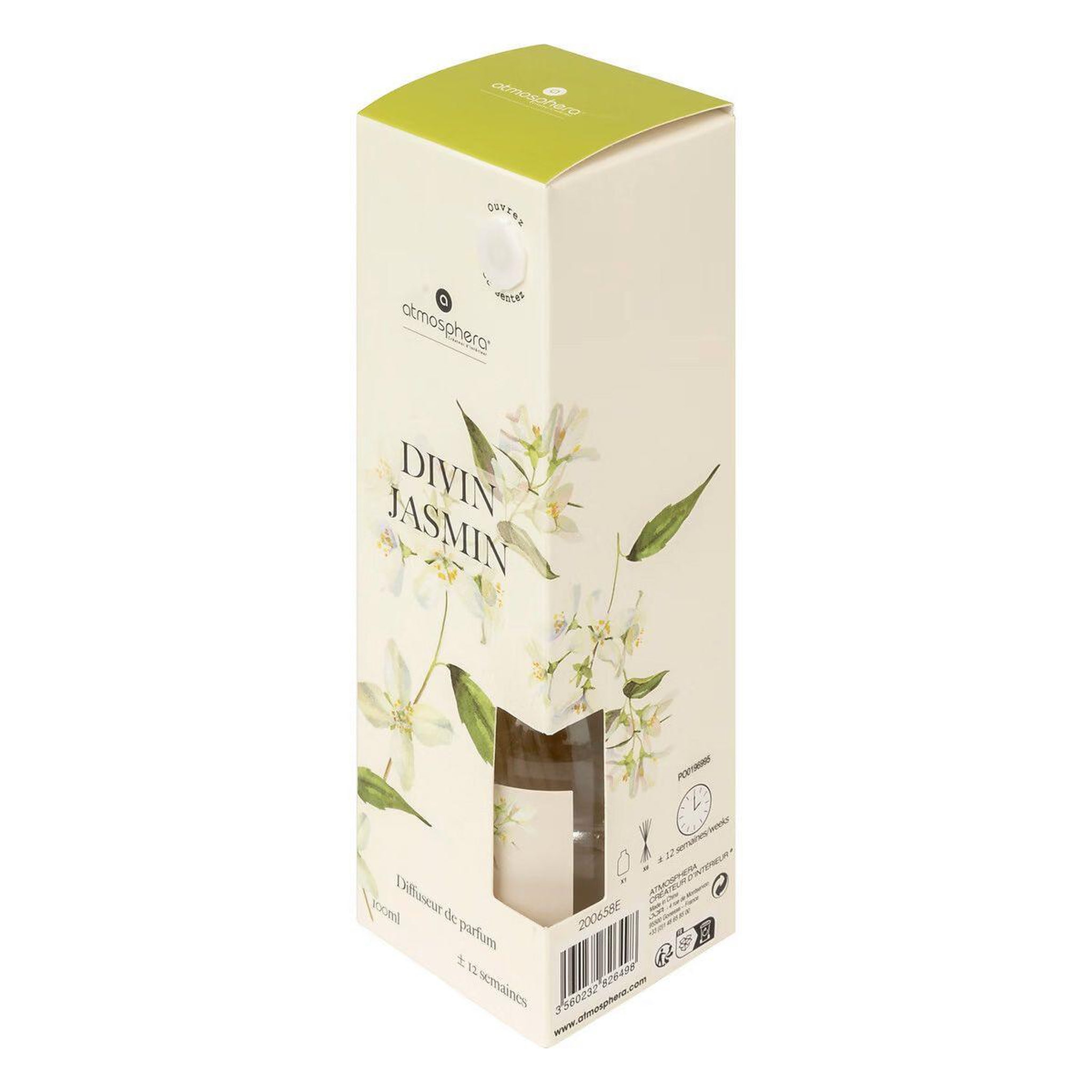 Voir la diapositive 2 : ATMOSPHERA Diffuseur de parfum  oudy  100ml divin jasmin