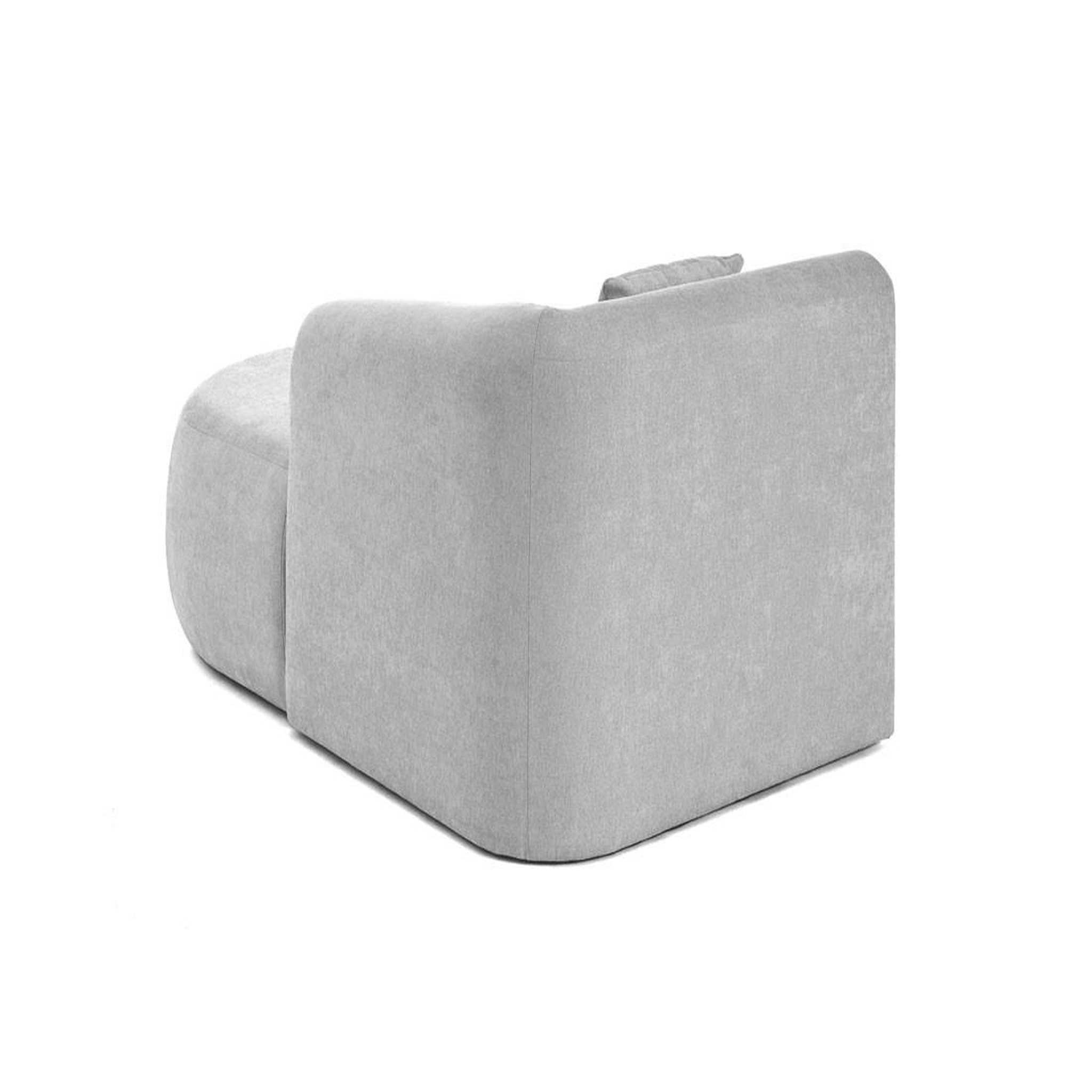 Voir la diapositive 5 : LISA DESIGN Ikare - module d'assise méridienne droit - en tissu