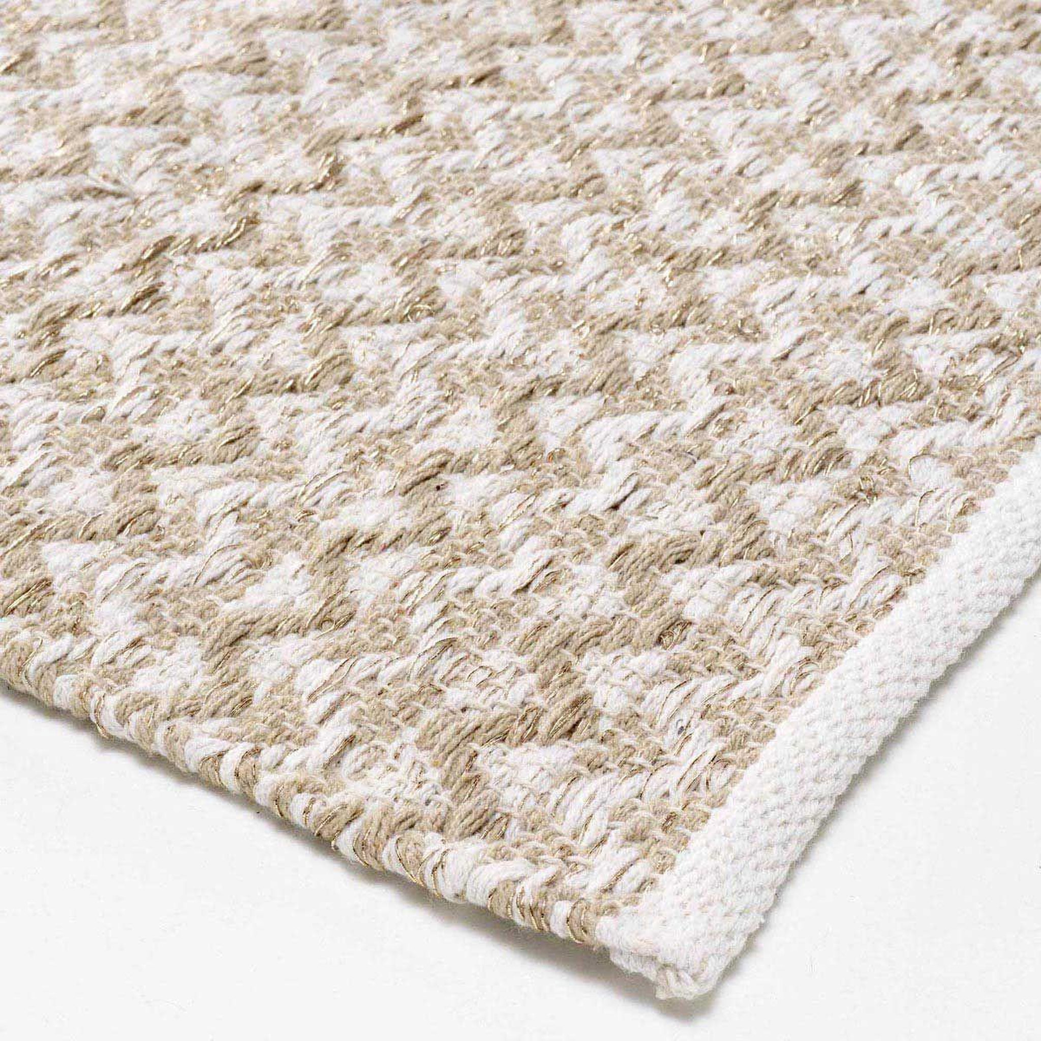 Voir la diapositive 2 : Douceur d'Intérieur Tapis déco fantaisie  belem  60x90cm naturel